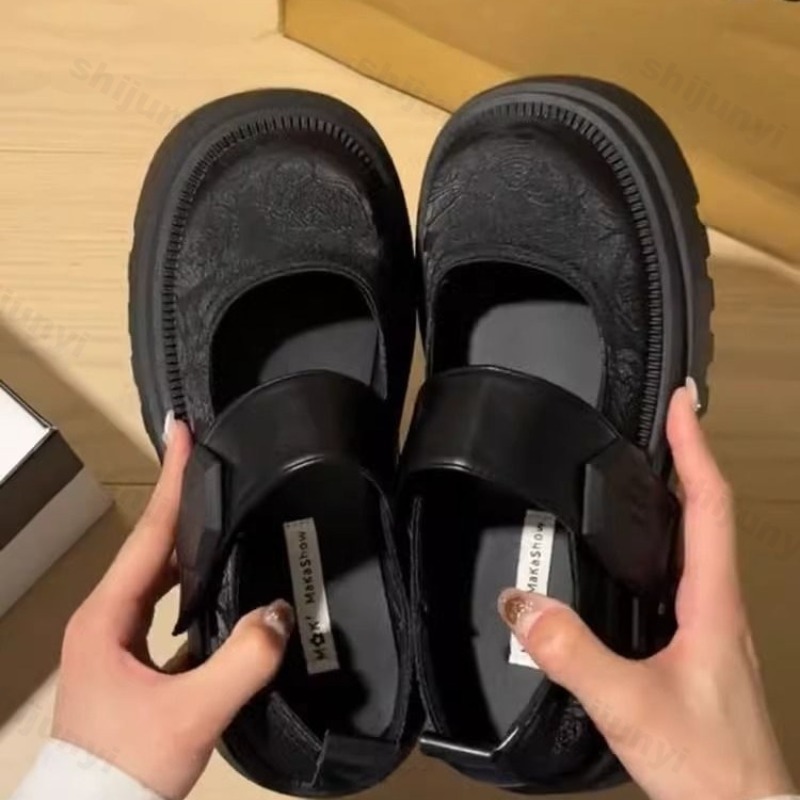 Vintage Outdoor Fashion - 청키 여성 메리 제인 슈즈 2026