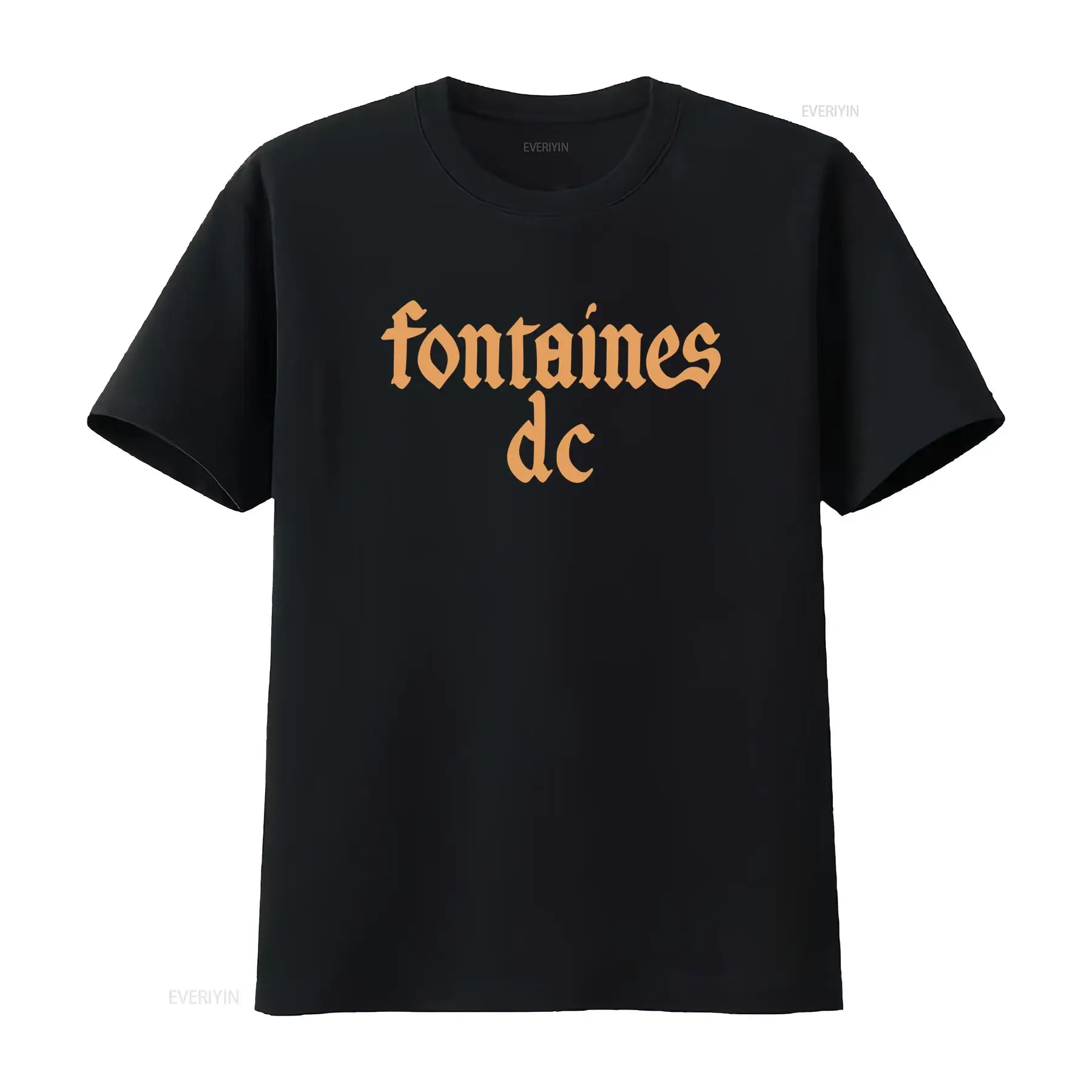 Vintage Fashion Jersey - Fontaines D C '고딕 로고' 블랙