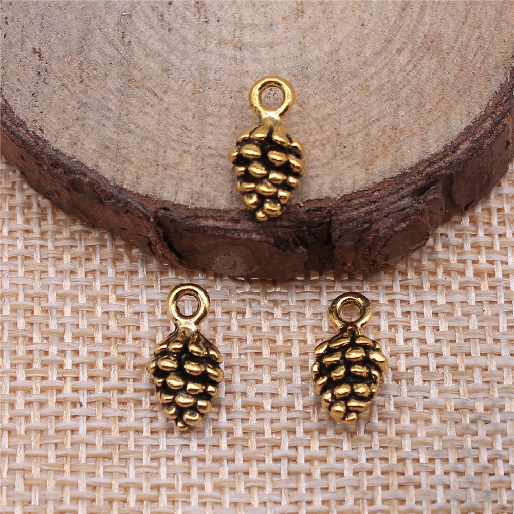 Vintage Fashion Online - 40개 12x7x7mm(0.47x0.28x0.28인치) 5가지 색상 잣 참