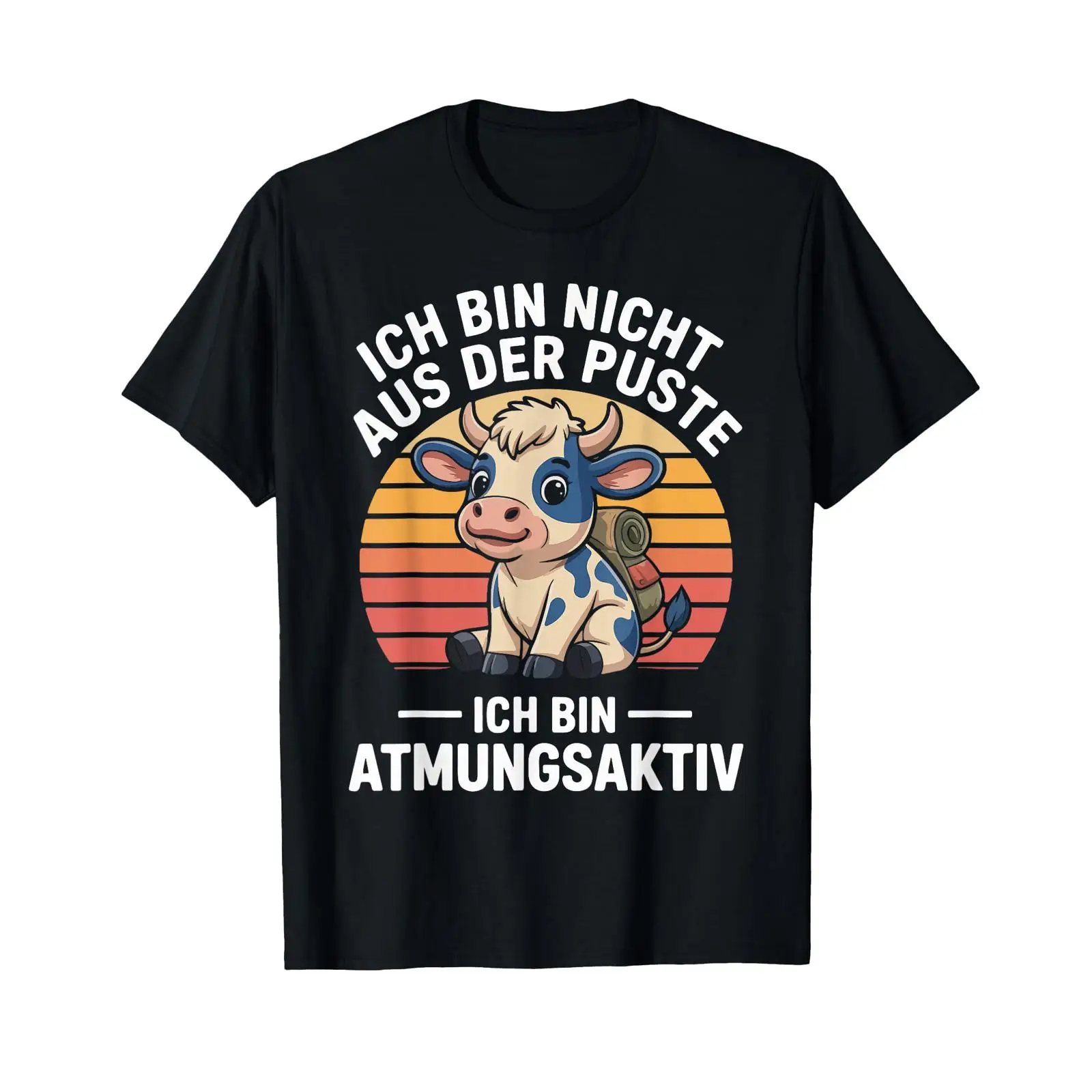 Vintage Fashion Quotes - 독일어 문구가 있는 티셔츠 'Ich Bin