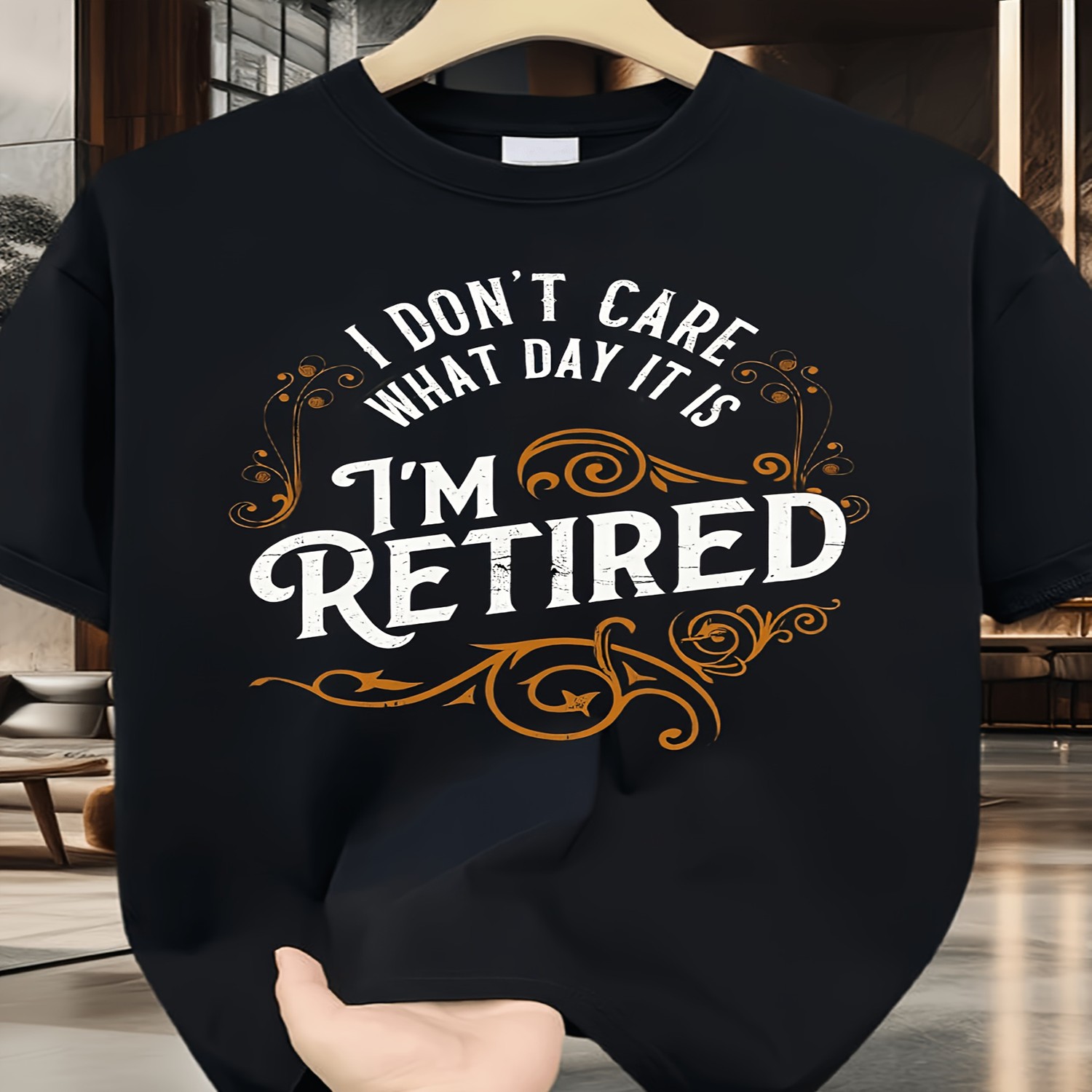Vintage Fashion Quotes - 2026년 출시, 빅사이즈 남성용 티셔츠, 넉넉한