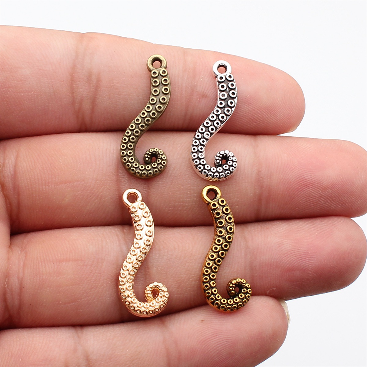 Vintage Fashion Stores - WYSIWYG 20개 26x10mm 4색 문어 다리