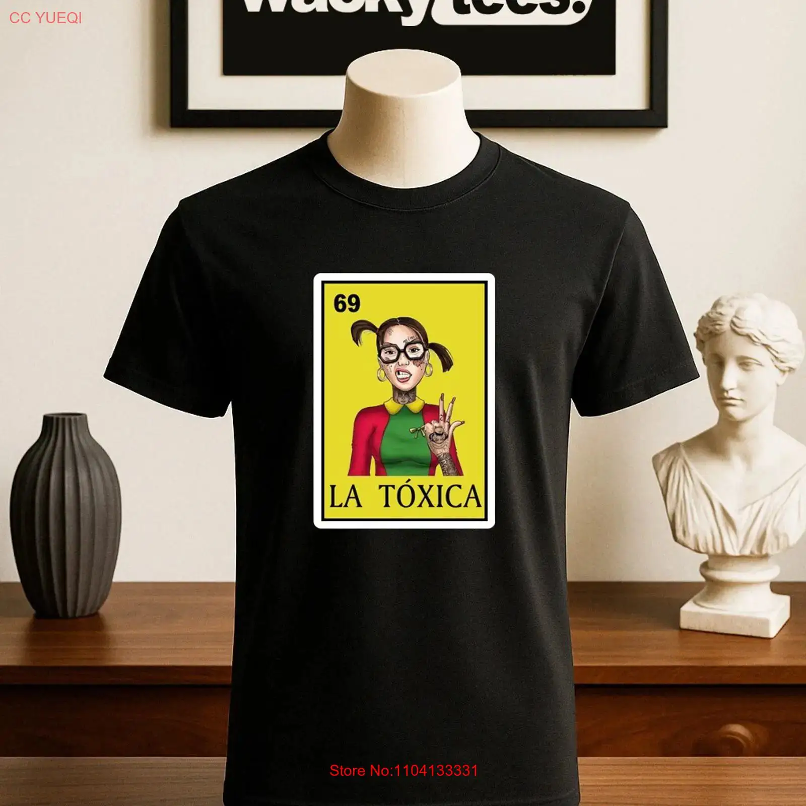 Vintage Fashion La - La Toxica Chilindrina Loteria 멕시코 빙고