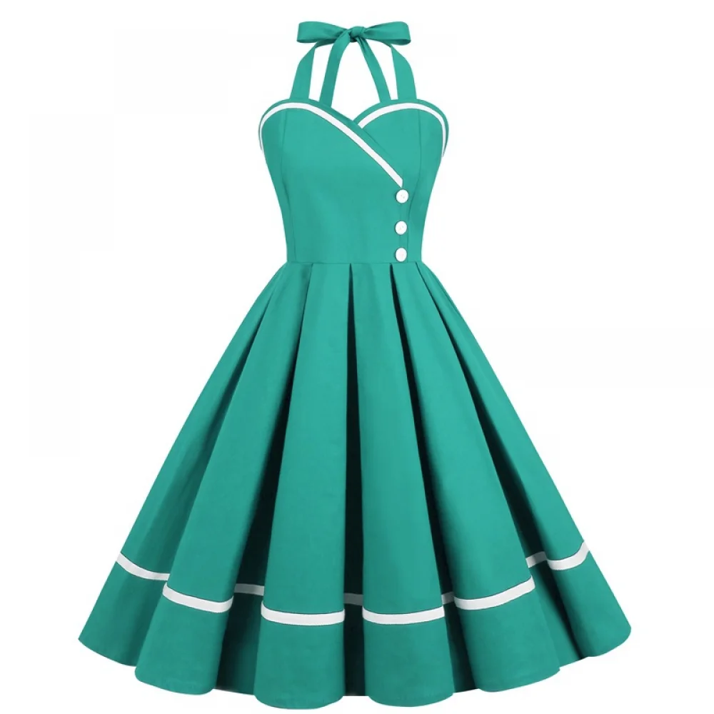 할로윈 50s 60s 80s 레트로 드레스 여성 우아한 - Vintage Fashion Dresses 리뷰 및 가격