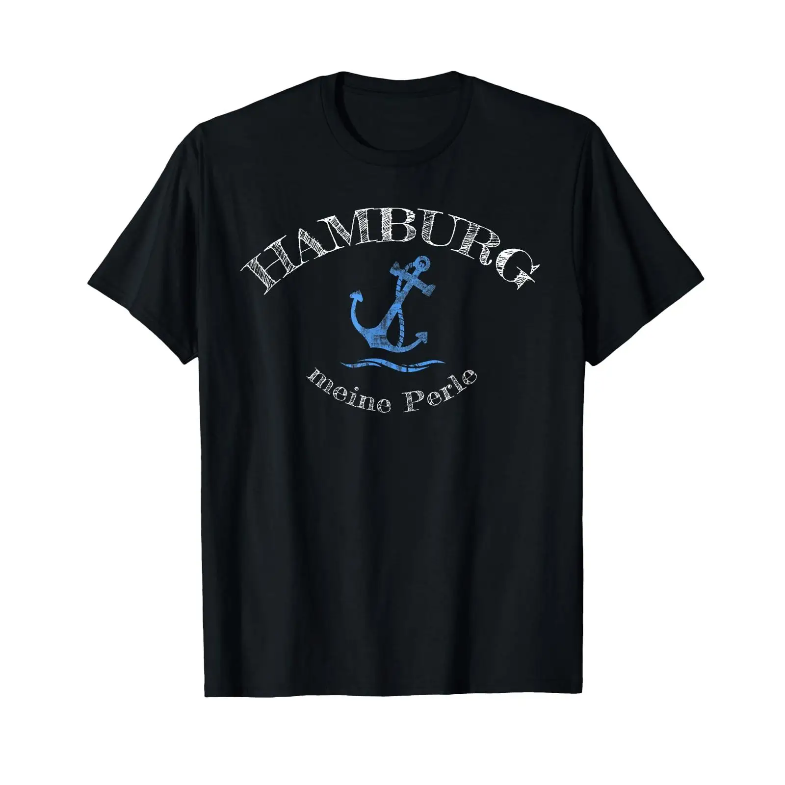 햄버그 ‘마이 펄’ 디자인이 들어간 빈티지 워싱 처리된 - Vintage Fashion Hamburg 리뷰 및 가격