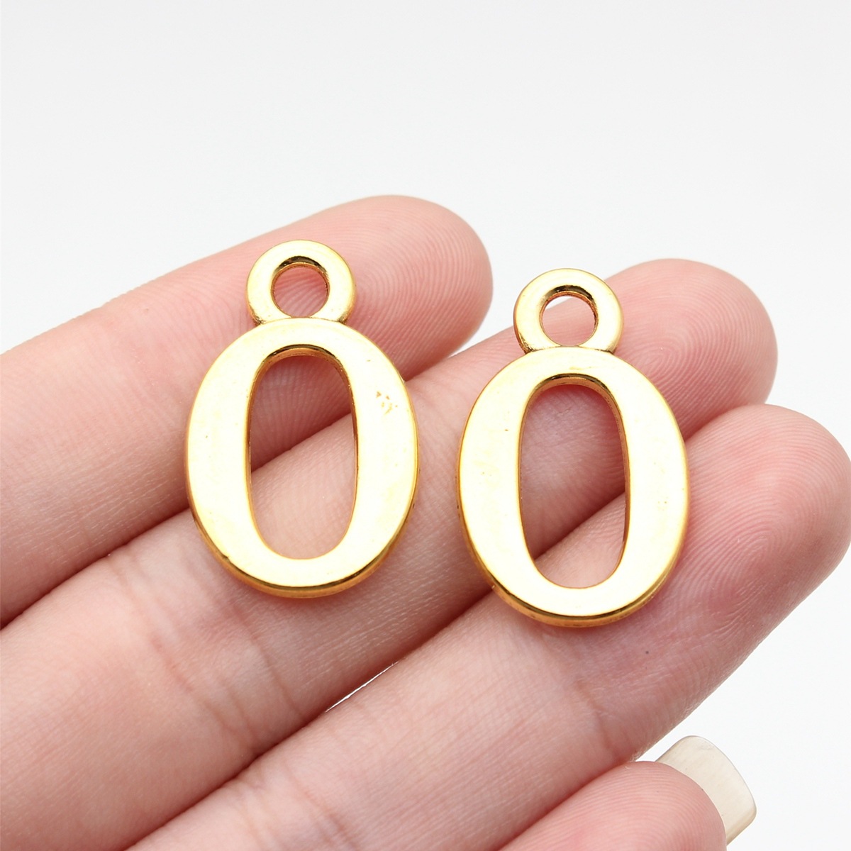 10개 26x16mm 앤틱 골드 컬러 숫자 0~9 참  - Vintage Fashion Stores 리뷰 및 가격