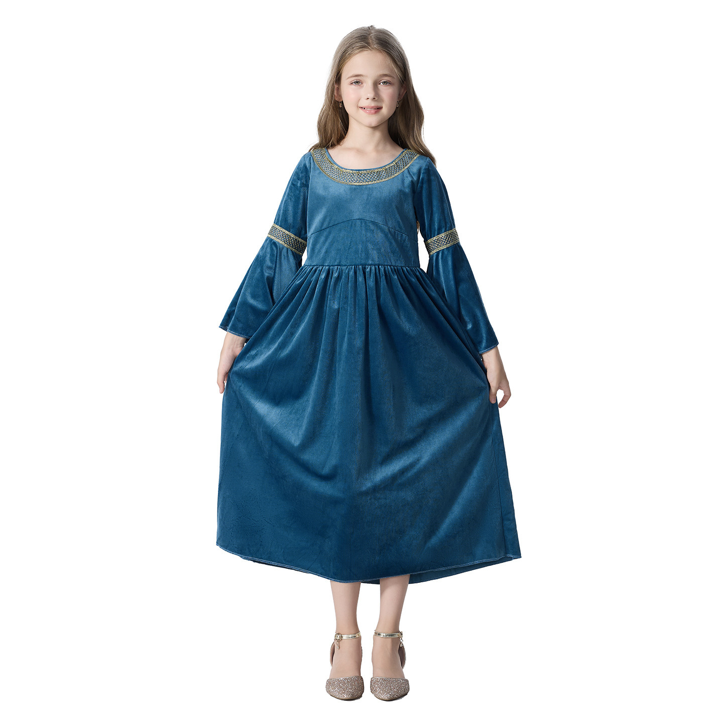 중세풍 코스프레 공주 드레스, 소녀용 엘프 여왕 의상, - Vintage Fashion Dresses 리뷰 및 가격