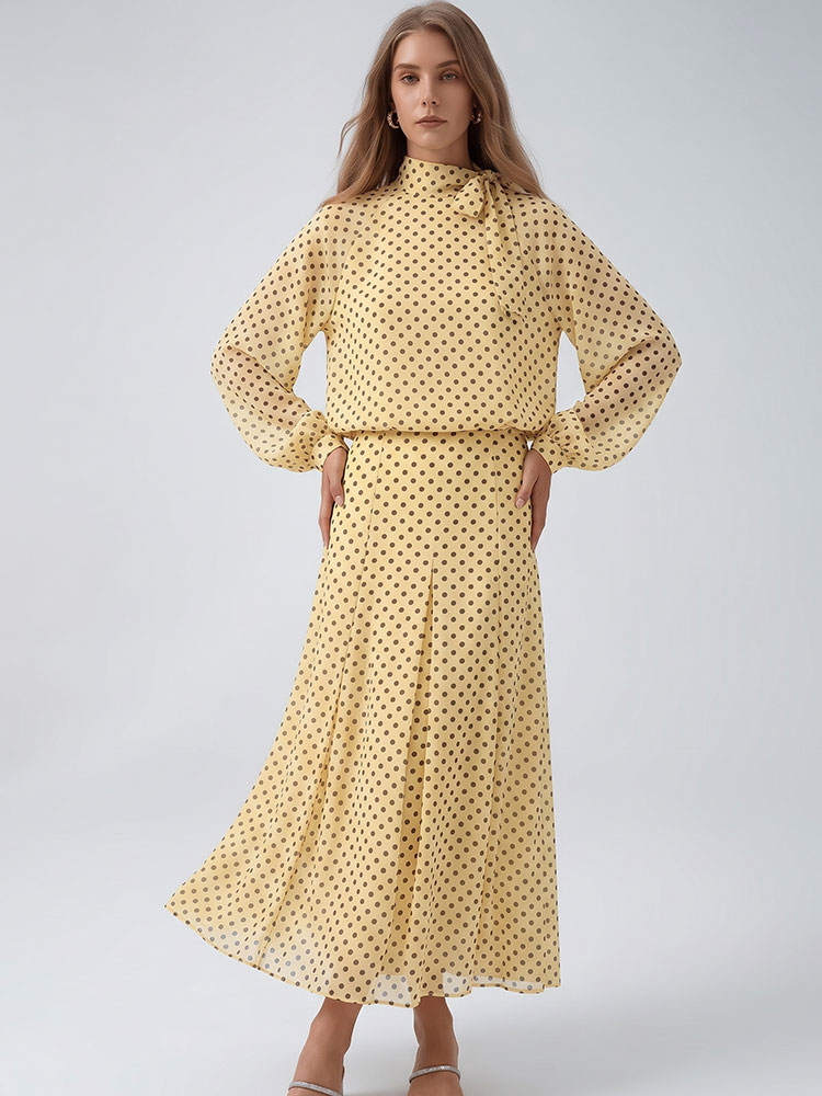 HH 빈티지 여성용 폴카 도트 수트 버블 슬리브 셔츠  - Vintage Fashion Jersey 리뷰 및 가격