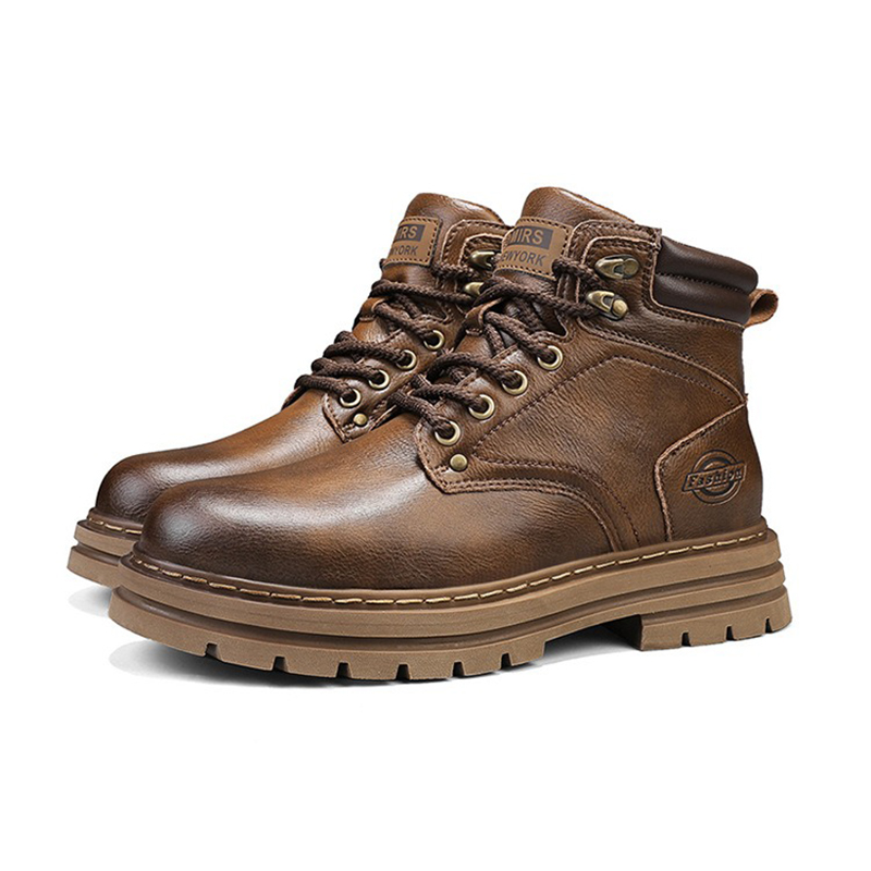 남성용 빈티지 스타일 앵클 부츠, 천연 소가죽 소재,  - Vintage Outdoor Fashion 리뷰 및 가격
