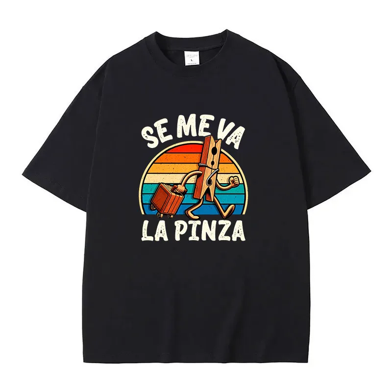 S-5XL 남성용 Se Me Va La Pinza 티셔 - Vintage Fashion La 리뷰 및 가격