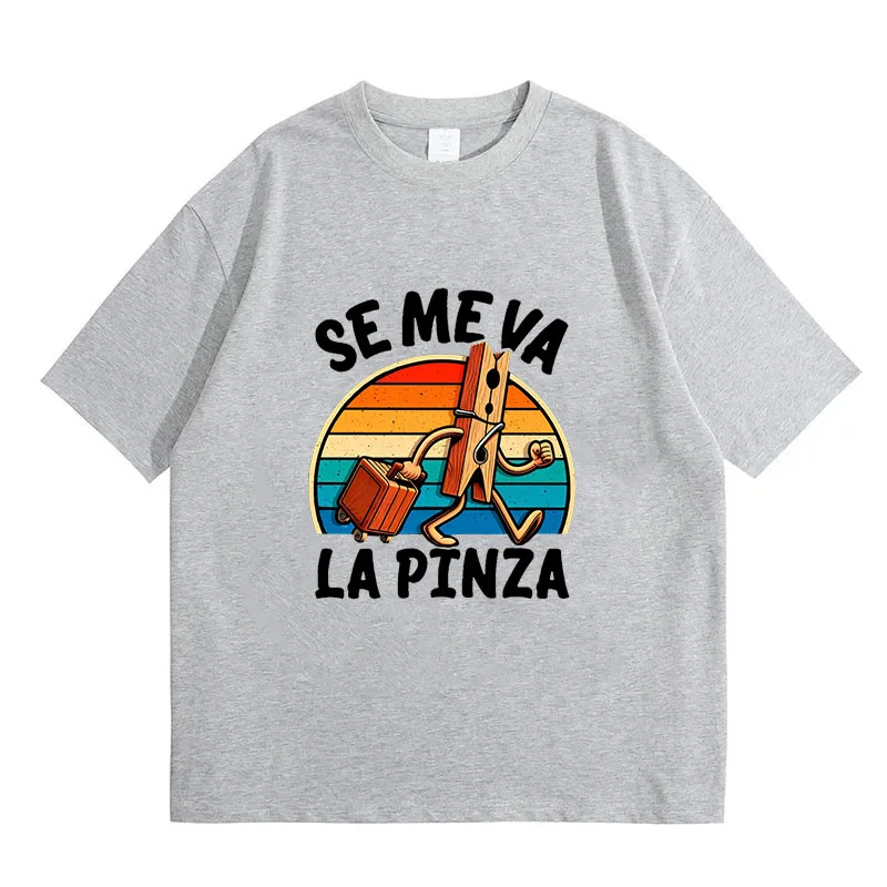 S-5XL 남성용 Se Me Va La Pinza 티셔 - Vintage Fashion La 리뷰 및 가격