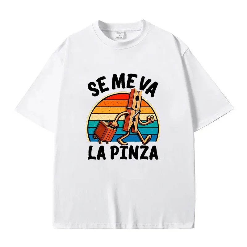 S-5XL 남성용 Se Me Va La Pinza 티셔 - Vintage Fashion La 리뷰 및 가격