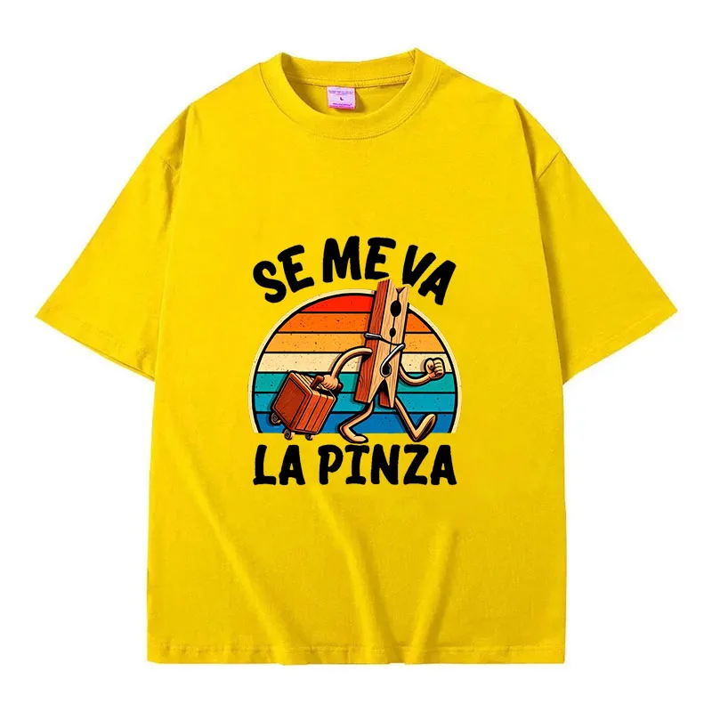 S-5XL 남성용 Se Me Va La Pinza 티셔 - Vintage Fashion La 리뷰 및 가격